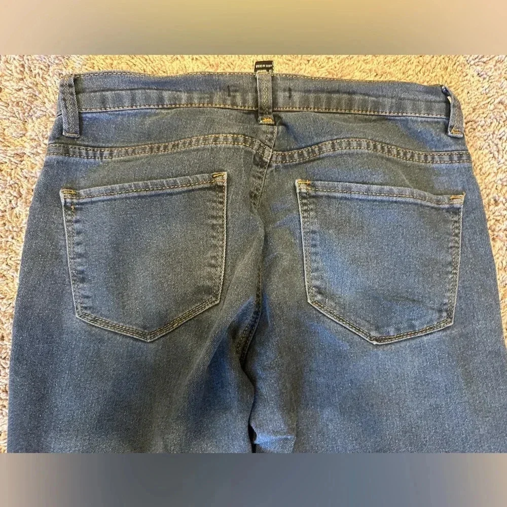 Forever 21 Dark Wash Skinny Jeans Mid Rise Stretch Y2K Denim Women’s Size 26